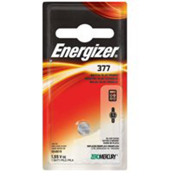 Energizer Battery 377BPZ Zero-Mercury Battery 1.5V