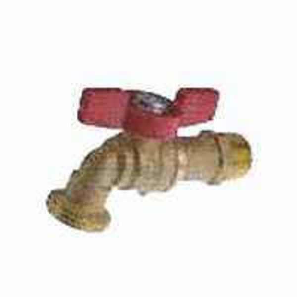 B&K Industries 103-024 Hose Bibb 3/4 In MPT Inlet 3/4 In Male Thread Outlet 200 PSI Forged Brass