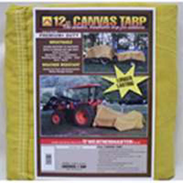 DIZE CO CB1218D Canvas Tarp 12x18 Tan