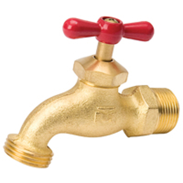 B&K Industries 103-013 Hose Bibb Valve 1/2X3/4 In Heavy Duty Brass