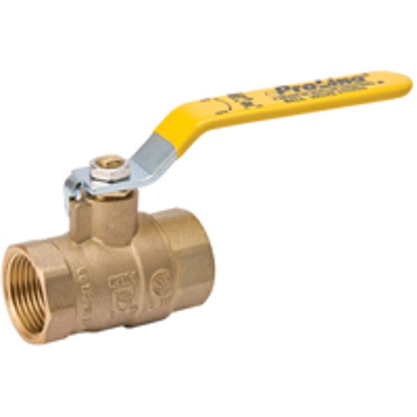 B&K Industries 107-814NL Ball Valve 3/4 In Brass Body 600/125 PSI