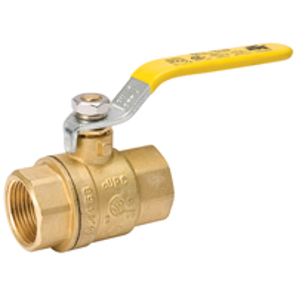 B&K Industries 107-821NL Manual Actuator Ball Valve 1/4 In Brass Body