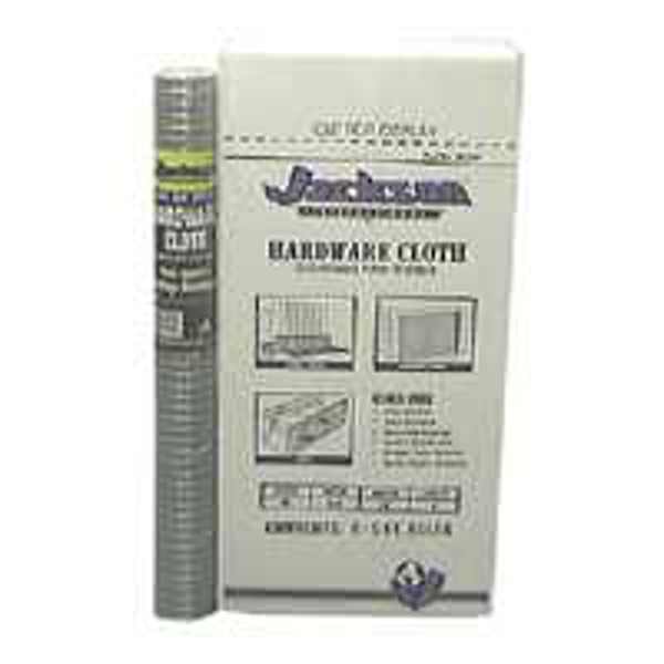 Jackson Wire 11031213 Hardware Cloth 1/2 In x 24 In 19 Gauge 5 Feet Galvanized