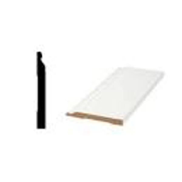 HUTTIG HUT B199 Colonial Base Board 5-1/4 In X 9/16 In X 16 Ft LDF