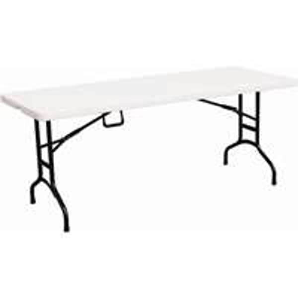 Homebasix TBL-072 Portable Folding Table 6 Ft