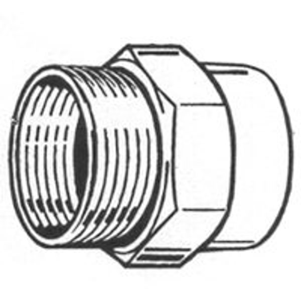 Plumb Pak PP850-66 Hose Adapter 3/4 FHT Brass