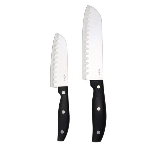Gibson Overseas 75680 Santuko Cutlery Set 2 Piece Stainless Steel Black Handles