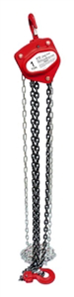 American Power Pull 410 Series Chain Block 1 Ton Capacity 10 Ft Lifting Between Hooks