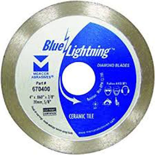 Mercer Abrasives 670400 Diamond Blade 4x.060x7/8 Ceramic Tile