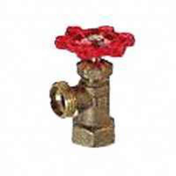 B&K Industries 102-103 Boiler Drain Valve 1/ FPT X Hose 125 PSI Pressure Brass Body