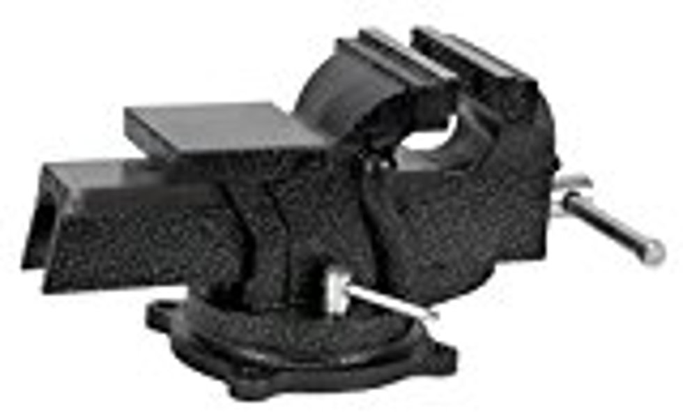 Wilmar MV4 Heavy Duty Bench Vise Durable Steel Construction 4 Inch Jaw Opening