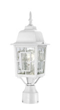 60-4927 Post Light 17 In White Finish