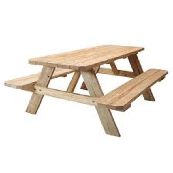 Universal Forest Prod 123615 Picnic Kit 6 Ft Assembly with Extended Legs Pressure Treated
