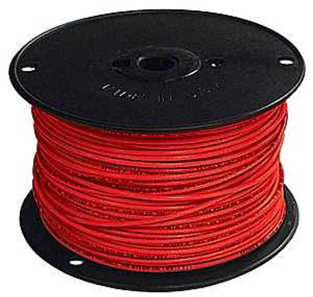 Southwire Company EW1219RED-RL500 Building Wire 500 Ft 12 AWG 1 Conductor Copper Nylon Sheath 600V Red