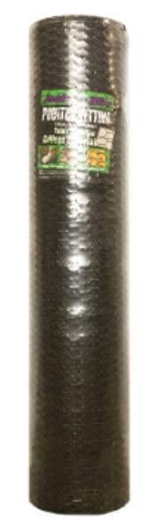 Jackson Wire 12014629 Poultry Netting 1X48 Hexagonal Mesh 20 Gauge 150 Ft Per Roll Black Vinyl Coated Galvanized