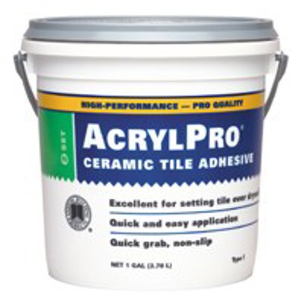 Custom Building Products ARL40001-2 All-Purpose Adhesive 1 Gal White Ceramic Tile Type 1 Paste Liquid