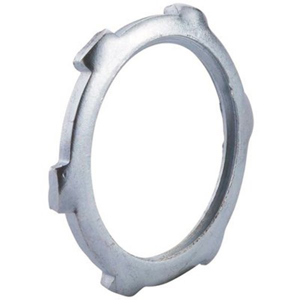 HALEX COMPANY 26197 Locknut 3/4 In Rigid Conduit Bag of 4 Stainless Steel