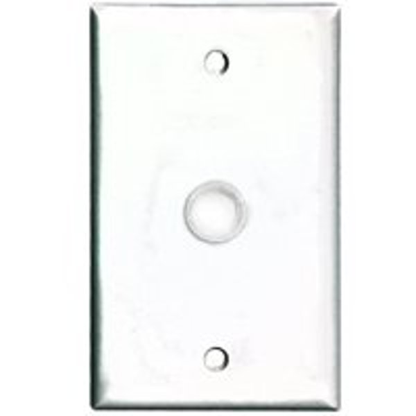 EATON-COOPER WIRING 2128W-BOX Wall Plate 1G Standard 2-3/4 In White Thermoset