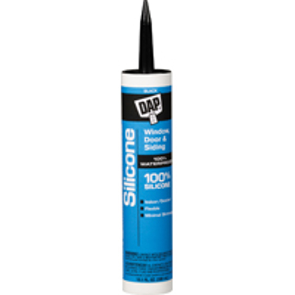 DAP INC 08642 Sealant 10.3 Oz Silicone Black