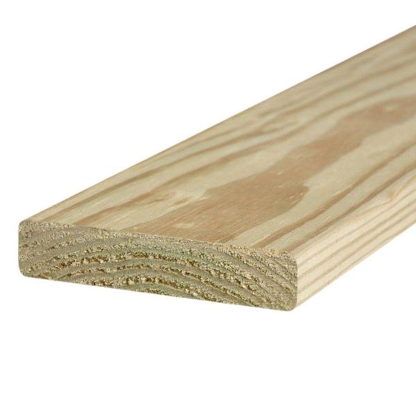 LUMBER PRESSURE TREATED LPT 54612 Pressure Treated Decking 5/4 X 6 X 12 #1 Select Grade 96/Bndl