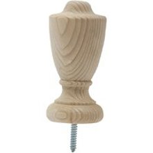 214 Trad Finial Post Top 2-3/4X6 6 In