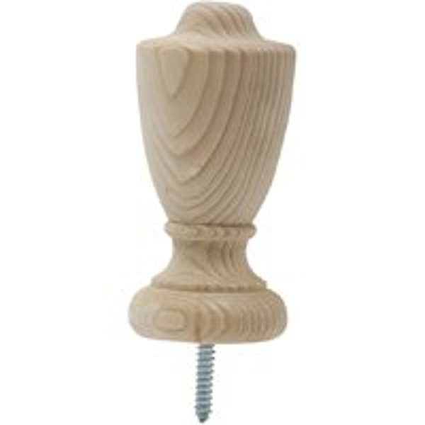 WADDELL MFG CO 214 Trad Finial Post Top 2-3/4X6 6 In