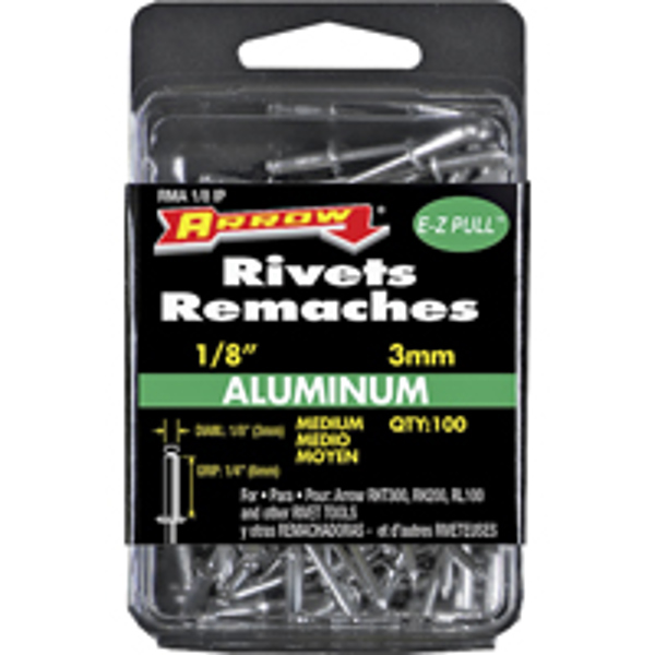 Arrow Fastener Co RLS1/8IP Long Steel Rivet 1/2 In 100 Pack