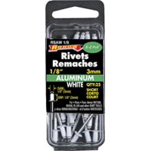 RSAW1/8 1/8 In Aluminum Pop Rivet 25 Pack