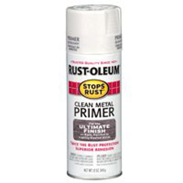 Rust-Oleum 7780830 White Spray Primer 12 Oz Flat and Matte