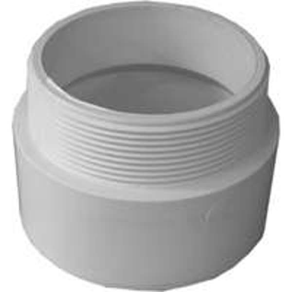 IPEX USA LLC-CANPLAS 70440 Adapter Male PVC 4 Hub X MIP Sch 40