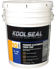 COATING ROOF WHITE 5 GAL Premium Liquid