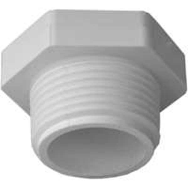 Genova Products 31810 PVC Plug 1 In MIP Schedule 40