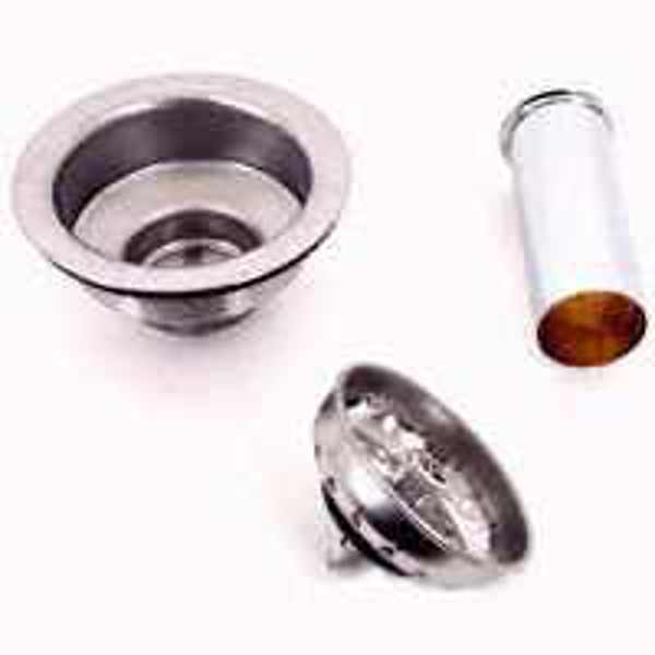 Plumb Pak 2431NPC Sink Strainer Assembly 3-1/4 In Stainless Steel Chrome