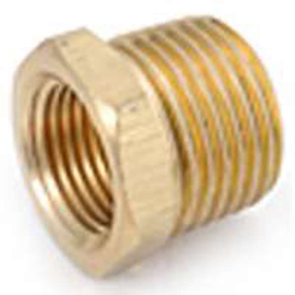 Anderson Metal Corp 738110-1208 Reducing Bushing 3/4 In x 1/2 In Brass Hexagonal Male x Female