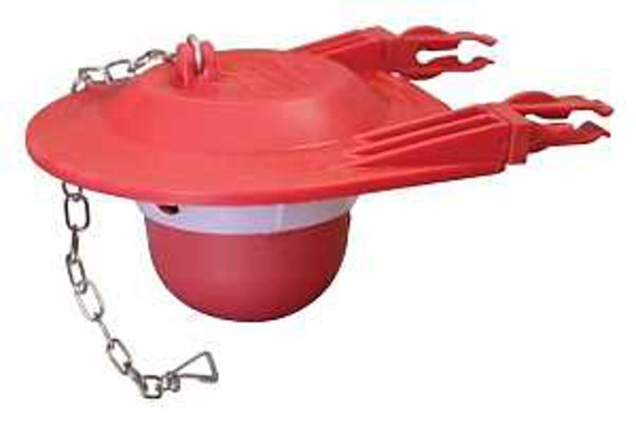 Lavelle Industries 3060BP Universal Fit Toilet Flapper 3 In Rubber Red