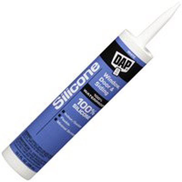 DAP INC 08646 Sealant 10.1 Oz White Silicone