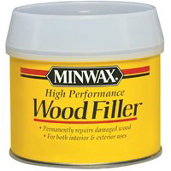 Minwax 21600000 Wood Filler Jar 12 Oz Liquid Natural