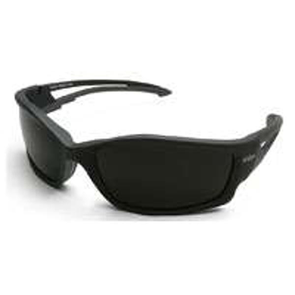 EDGE EYEWEAR TSK216 Safety Glasses Black Smoke Lens Black