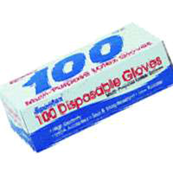SPONTEX INC 76195 One Use Latex Glove 100 Count