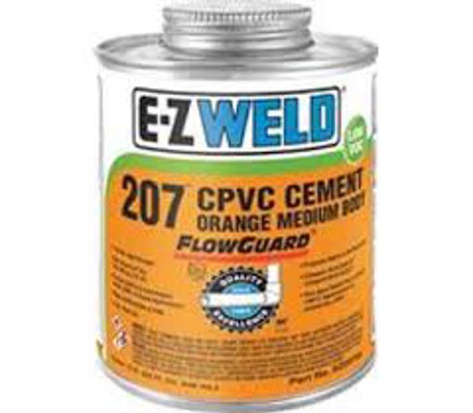 EZ WELD EZ30702N Cement CPVC 1/2 Pt Orange