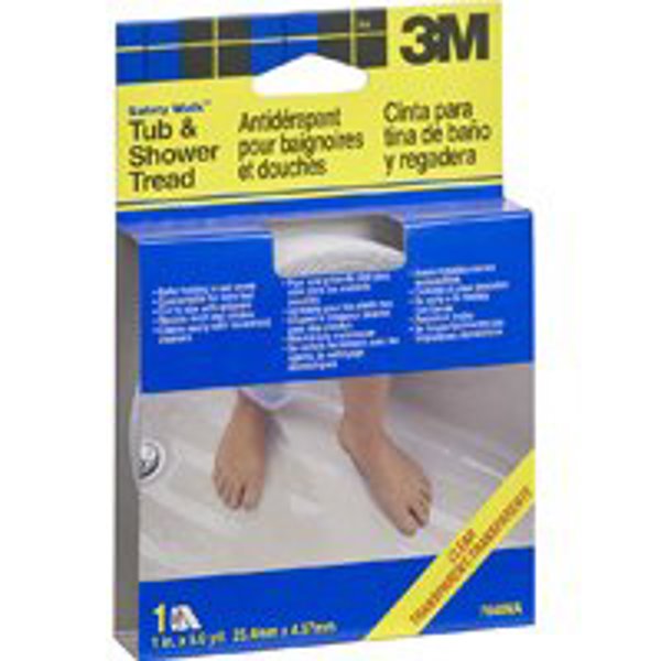 3M Safety Walk Clear Anti Slip Tape 1 Inch Wide 180 Inch Long For Indoor And Outdoor Use