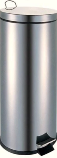 EURO-WARE EW218 Stainless Steel Trash Can 30 L Capacity