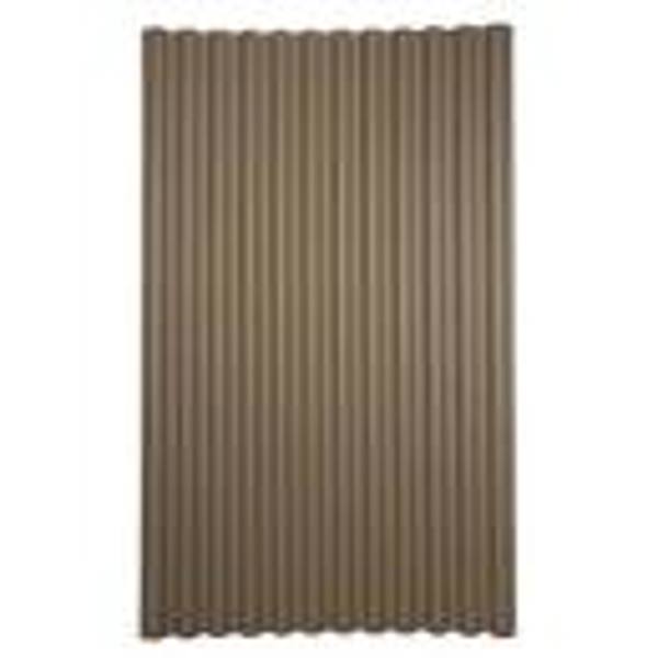 ONDURA SHEET 4 X 6-6 Roofing Material Gray Premium Finish