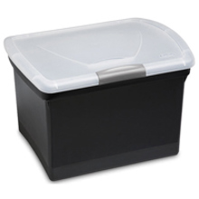 18789004 Box File Black Storage Container