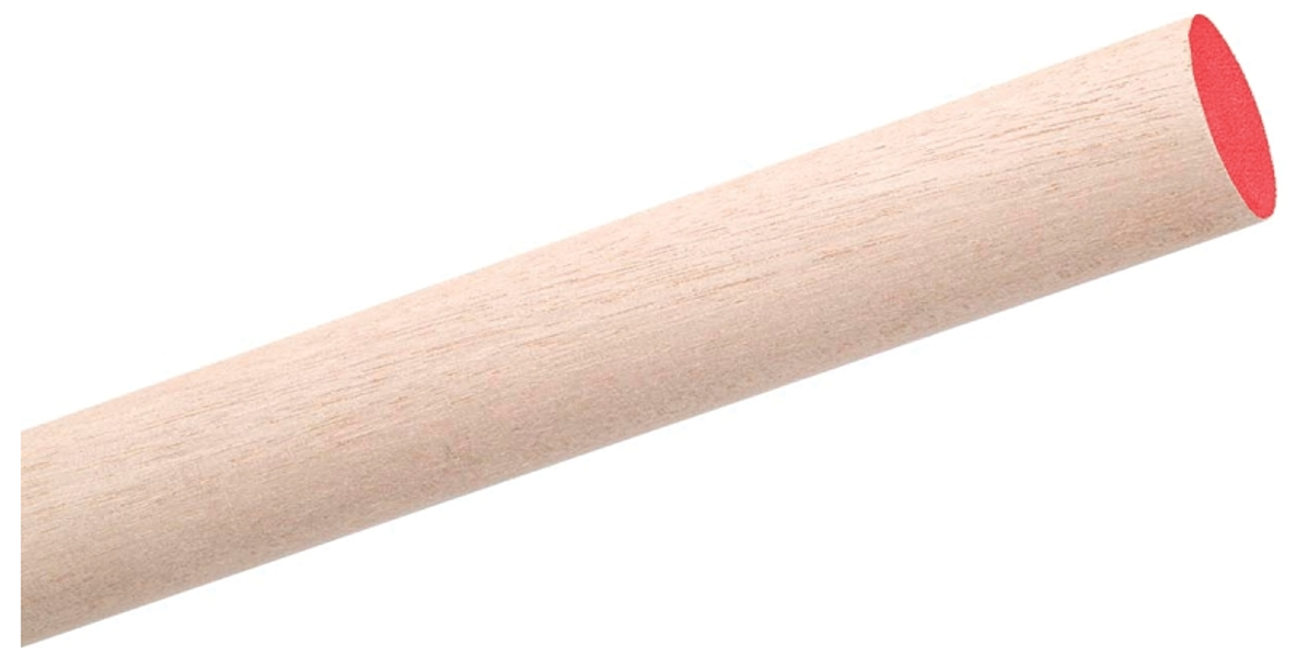 WADDELL MFG CO 6405UB Round Dowel 48 In 5/16 In Aspen Hardwood Red