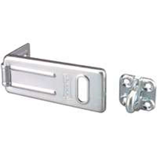 Master Lock 703D Security Steel Hasp 3-1/2 In Zinc Finish