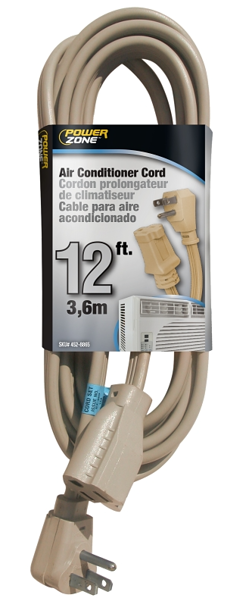 POWERZONE OR681512 Extension Cord 12 Ft 14/3 For Air Conditioners