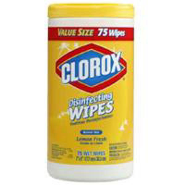 Clorox 01628 Disinfecting Wipes Lemon