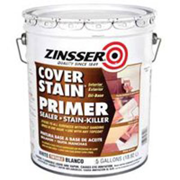 Zinsser 03500 Primer Sealer Stain 5 Gal White Bond Coat