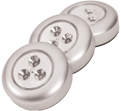 30010-301 Stick-On Tap Light 3 Pack